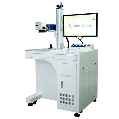 Sundor MOPA color print fiber Laser marking Machine 20W label printer cutting plotter