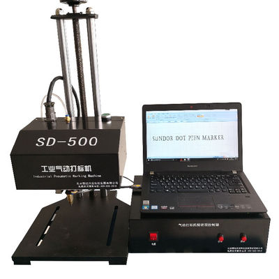 Portable Touch Screen Dot Peen Marking Machine For Steel Pneumatic Metal Marking Tools