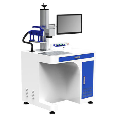 Cabinet Type Fiber Laser Marking Machine 20W 30W 50W Nameplate Gift Metal Cutting Plotter