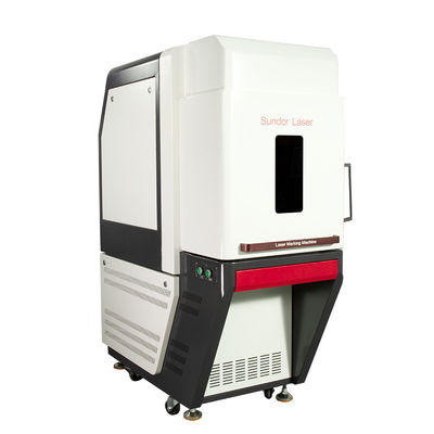 Safety Enclosed Cabinet Type 20W Fiber Laser Marking Machine For Precise Marking On Surgical Instrument