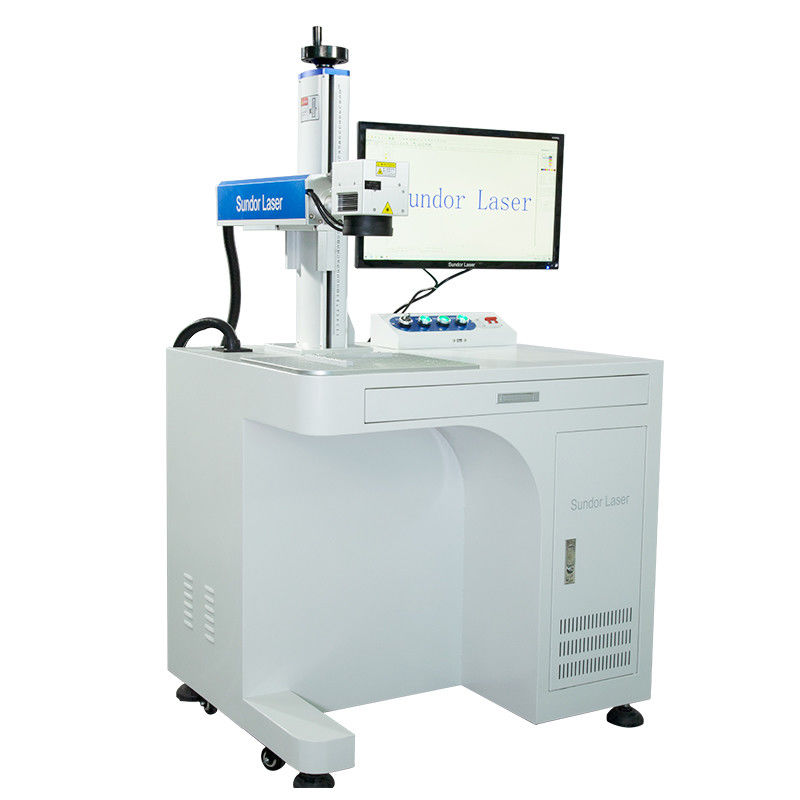 Sundor MOPA color print fiber Laser marking Machine 20W label printer cutting plotter